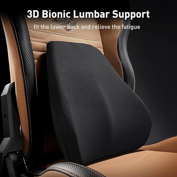 C3 Gaming Chair Office Chair PC Chair with Ergonomics Lumbar Support, Racing Style PU Leather High Back Adjustable Swivel Task Chair with Footrest (Brown)
